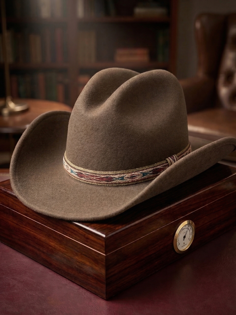 Packable Crushable Wool Cowboy Hat
